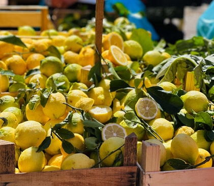 Citron sur un marché en Sicile - AdobeStock - Cmon