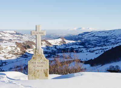 Le volcan du Cantal à Raquettes